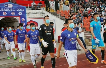 V.League lần đầu có bản nhạc hiệu ra sân