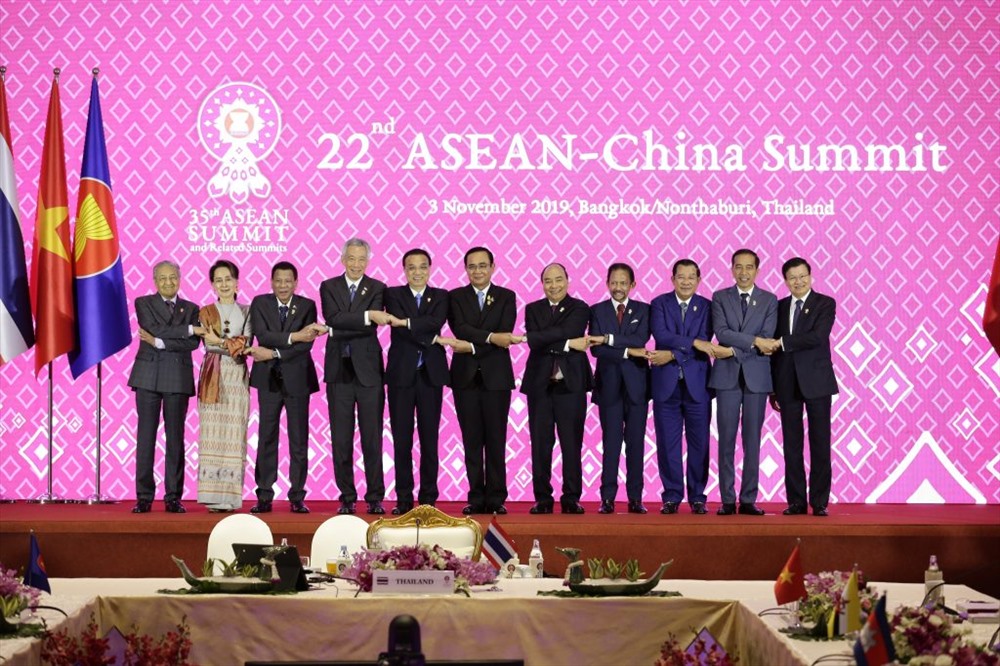 Các đại biểu dự Hội nghị Cấp cao ASEAN – Trung Quốc lần thứ 22. Ảnh: Asean2019.go.th.