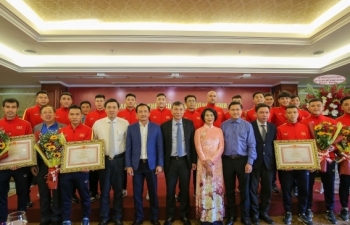Đội tuyển futsal Việt Nam nhận bằng khen của Thủ tướng