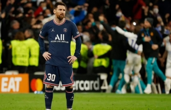 Messi bị CĐV chỉ trích sau khi PSG thua đau Real
