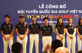 Đội tuyển golf Việt Nam tham dự SEA Games 31 với 9 vận động viên