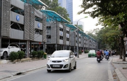 Tám bãi đỗ xe ngầm ở khu vực trung tâm Ba Đình có công suất thế nào?