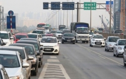 ha noi dem xe o duong vanh dai 3 tren cao de dieu chinh van toc
