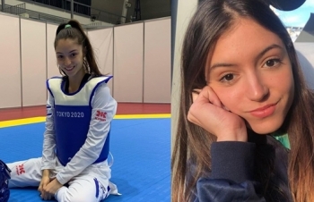 Olympic Tokyo 2020: Vẻ đẹp hút hồn của nữ võ sĩ Israel gây sốt dân mạng