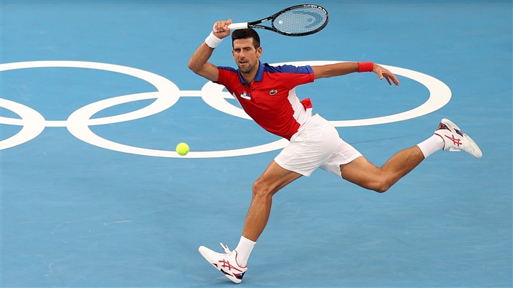 Djokovic thắng dễ, hẹn Nishikori ở tứ kết Olympic Tokyo - 1