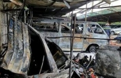 Cháy bãi giữ xe gần Tân Sơn Nhất: Từ một ôtô cũ
