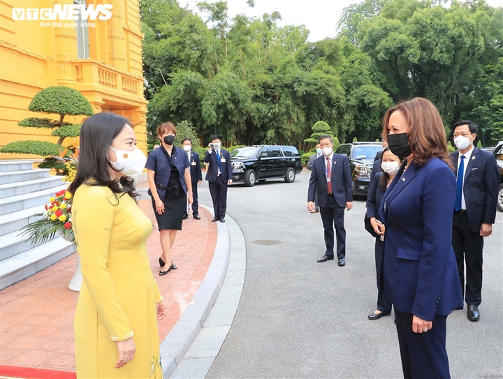 Ảnh: Chủ tịch nước tiếp Phó Tổng thống Mỹ Kamala Harris - 3