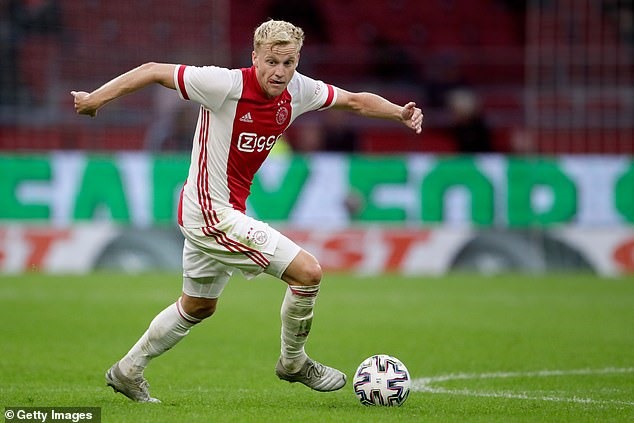 Van de Beek đã là người của M.U. Ảnh: Getty.