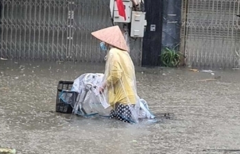 Thời tiết ngày 17/9: Miền Bắc mưa lớn vào đêm và sáng, đề phòng ngập úng