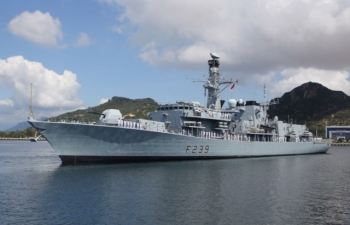 Tàu Hải quân Hoàng gia Anh HMS Richmond tới thăm Việt Nam