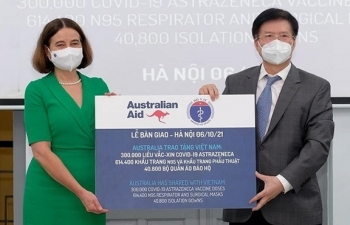 Australia tăng số vaccine COVID-19 hỗ trợ Việt Nam lên 5,2 triệu liều