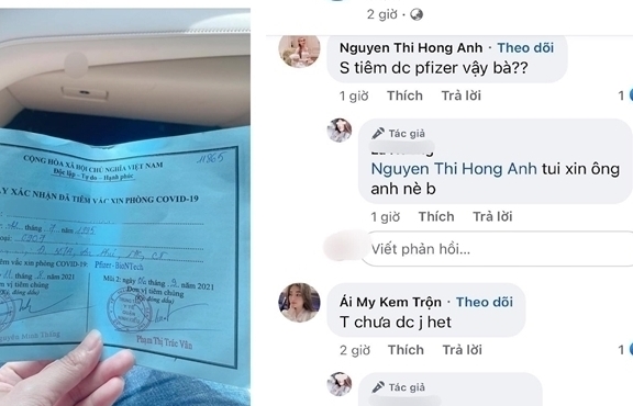 Cô gái tiêm vaccine Pfizer nhờ "xin ông anh": Cảnh cáo Phó Chủ tịch phường