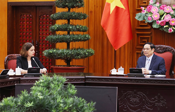 Thủ tướng Phạm Minh Chính tiếp Đại sứ Australia tại Việt Nam -0