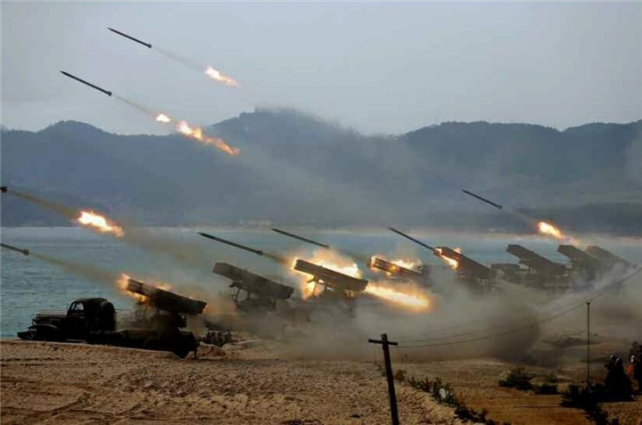 Triều Tiên tập trận bắn pháo bất chấp chỉ trích quốc tế - 1