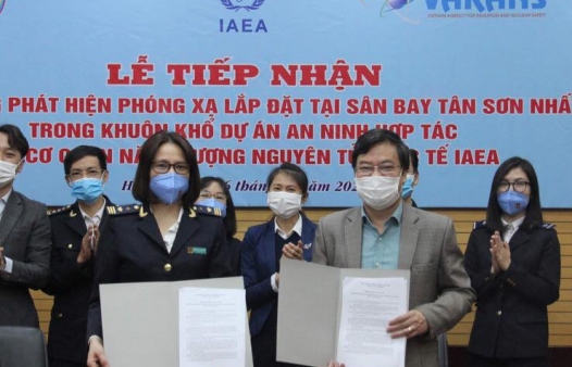 Tiếp nhận hệ thống phát hiện phóng xạ lắp đặt tại sân bay Tân Sơn Nhất
