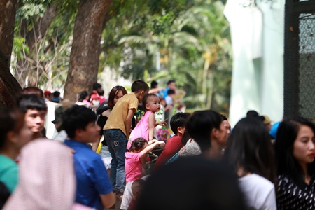 nguoi dan ha noi sai gon chen chuc dong nghet trong cong vien ngay nghi le 304