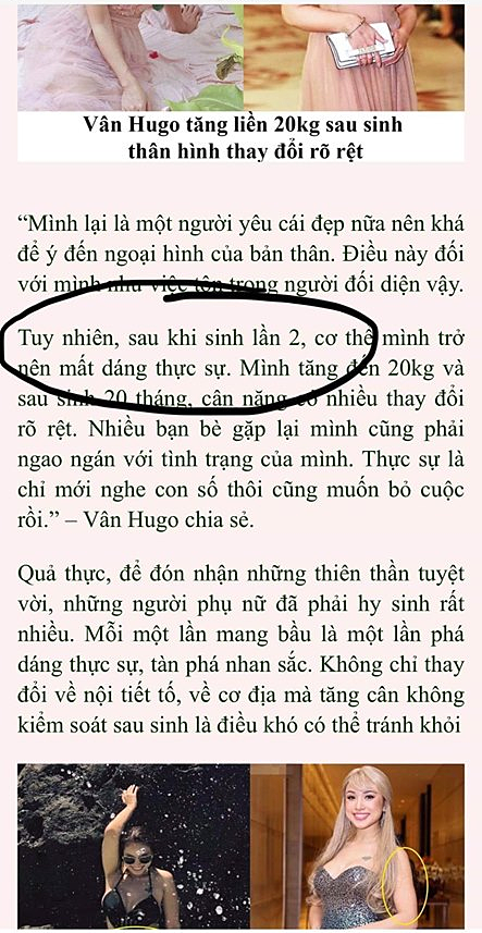 thanh van hugo bac bo tin don sinh con lan hai