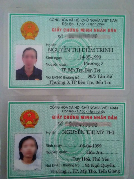 tam giu 2 phu nu bong theo mot chau be so sinh do nghi buon ban nguoi