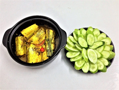 ngon lam ai oi ca xuong xanh kho nghe