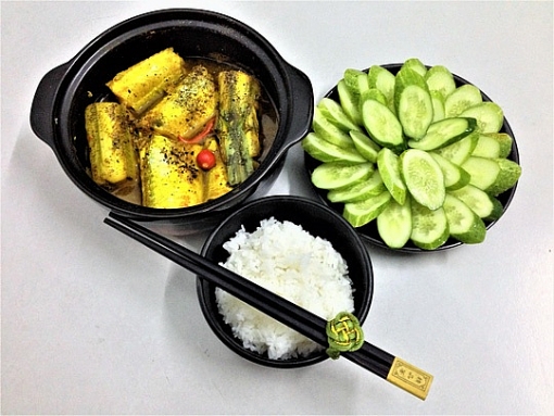 ngon lam ai oi ca xuong xanh kho nghe