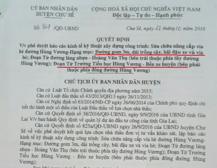 gia lai khong co chuyen 1 du an ky 2 quyet dinh doi von 28 ti dong