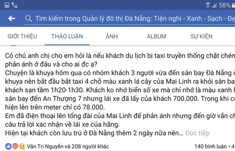 khach my di 3km lai xe taxi chat chem 450000 dong