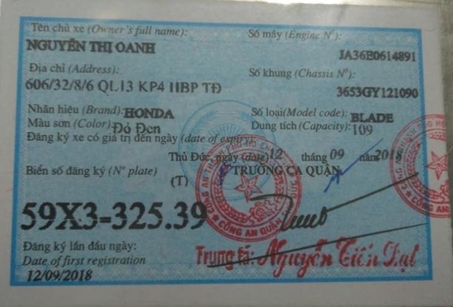 gia lam than nhan nguoi bi tai nan de hoi xe may