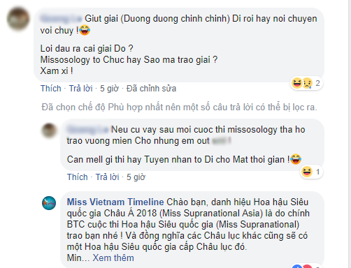 minh tu dap tra gay gat binh luan ac y ve danh hieu hoa hau sieu quoc gia chau a 2018