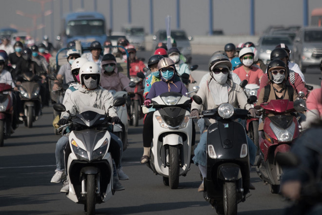 sai gon chim trong suong mu dan than troi vi bui vi sao o nhiem khong khi