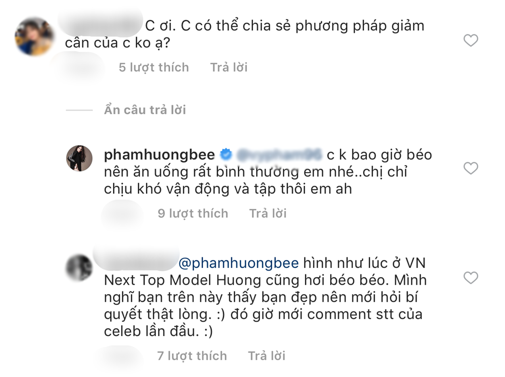 pham huong to thai do cang thang khi fan hoi bi quyet giam can