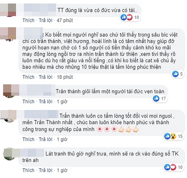 tran thanh bi xuc pham khi keu goi khan gia quyen gop tien tu thien