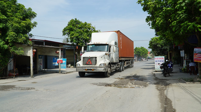 o voi o ga chi chit tren quoc lo 17b o hai phong