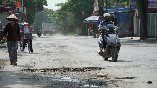 o voi o ga chi chit tren quoc lo 17b o hai phong