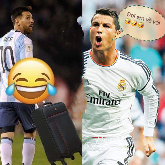 dan mang thi nhau che anh messi va ronaldo dat tay nhau roi world cup