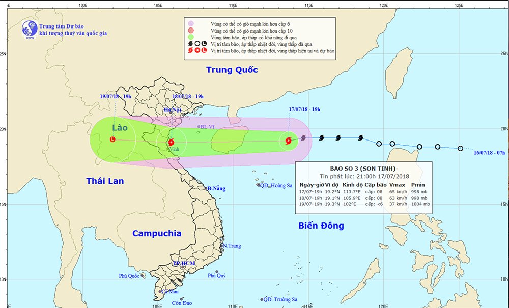 du bao thoi tiet 187 bao son tinh tan cong nhieu noi nguy co lut