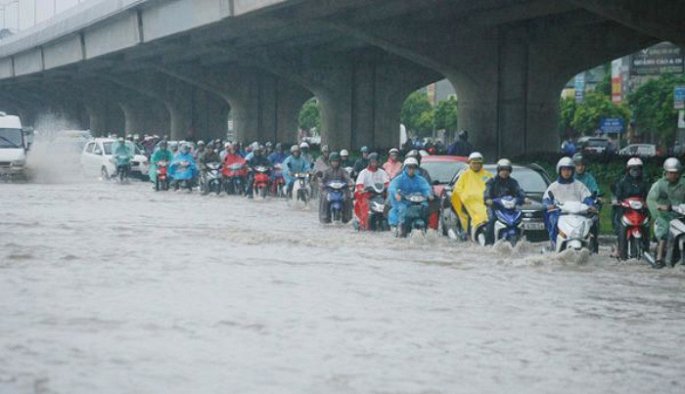 chieu nay bac bo tiep tuc don mua lon keo dai