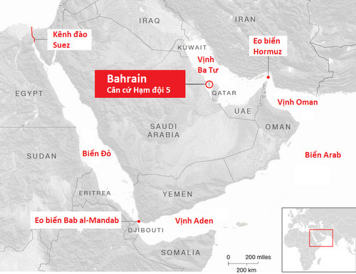 tau do bo my dong vai tro can cu tien phuong neu xung dot voi iran no ra