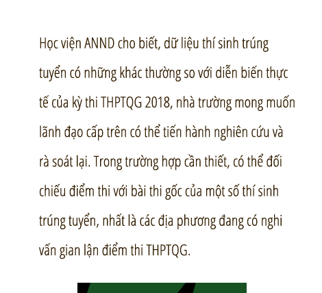 thi sinh cac tinh nien nui but pha ngoan muc vao truong cong an nam 2018