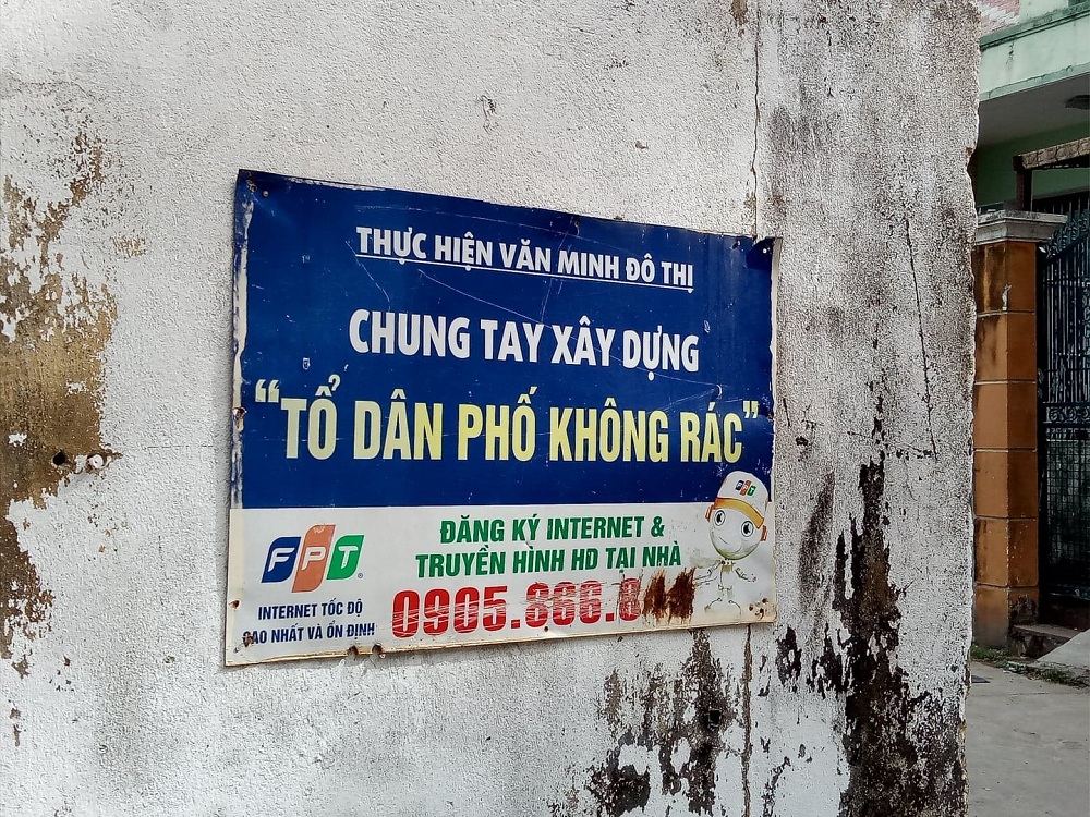 da nang cho trong khu dan cu rac thai am anh nguoi dan