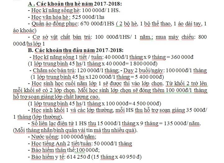 cac khoan thu dau nam khong khac gi quotphi bot trong truong hoc