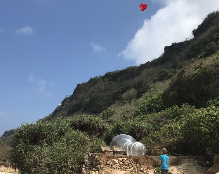 doc dao khach san bong bong o bali noi du khach co the tam lo thien