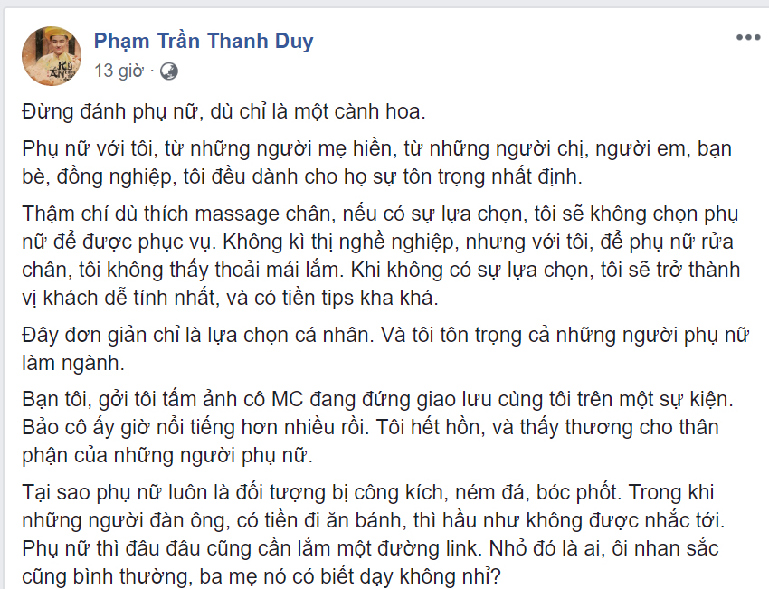 gioi showbiz tranh luan soi noi ve vu a hau mc ban dam ngan do