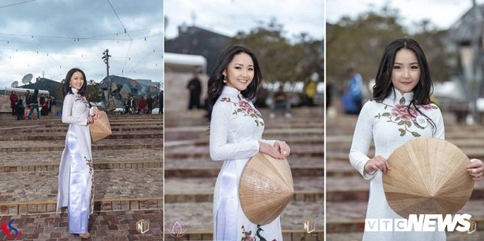 ngam nu sinh du hoc sinh viet thuot tha ao dai giua troi tay