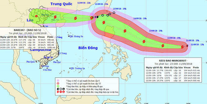 ung pho bao so 5 va sieu bao mangkhut