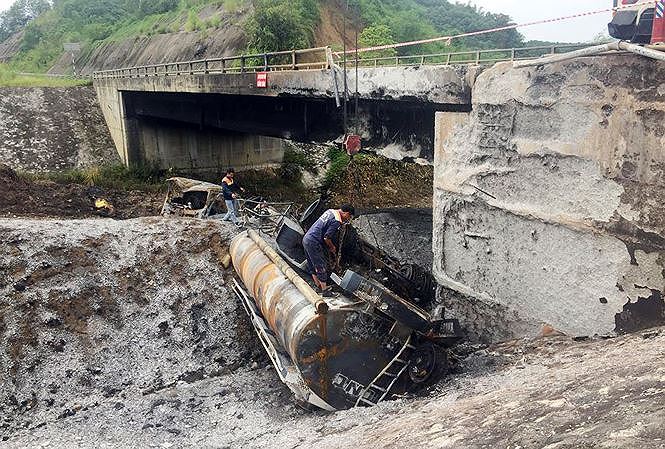 cau dut tren cao toc dai nhat viet nam lam duong tam 45 ty