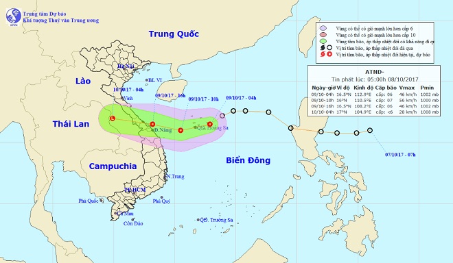 ap thap nhiet doi di chuyen than toc nham thang quang binh da nang