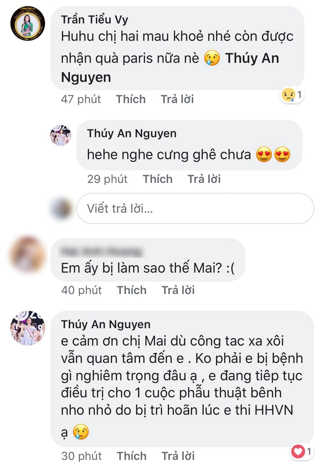 a hau thuy an nhap vien hoa hau tran tieu vy lap tuc dong vien