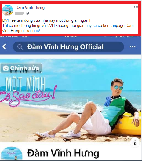 dam vinh hung gay sot tam dong facebook 2 nam khong to chuc sinh nhat