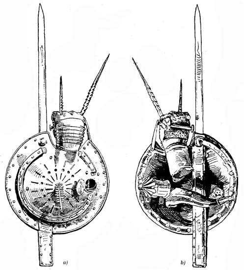 lantern shield vu khi doc dao thoi trung co chau au