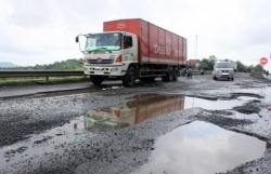 hy huu tai xe bi dam 2 lan lien tiep tren cao toc ha noi thai nguyen